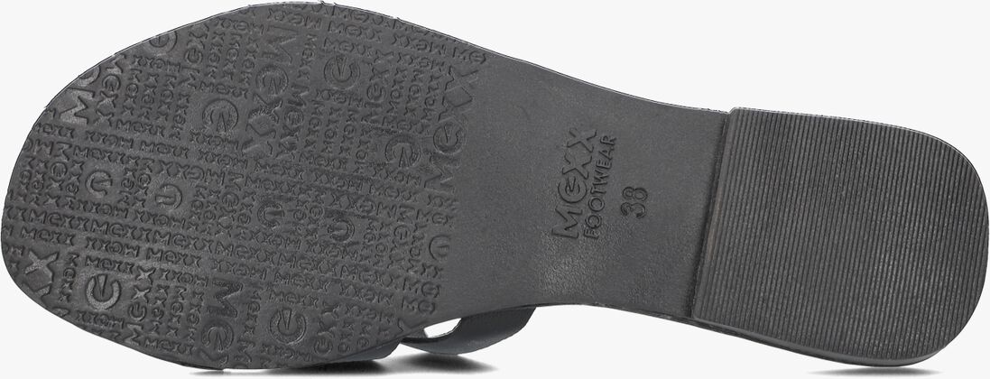 MEXX zwarte mexx slippers lisa