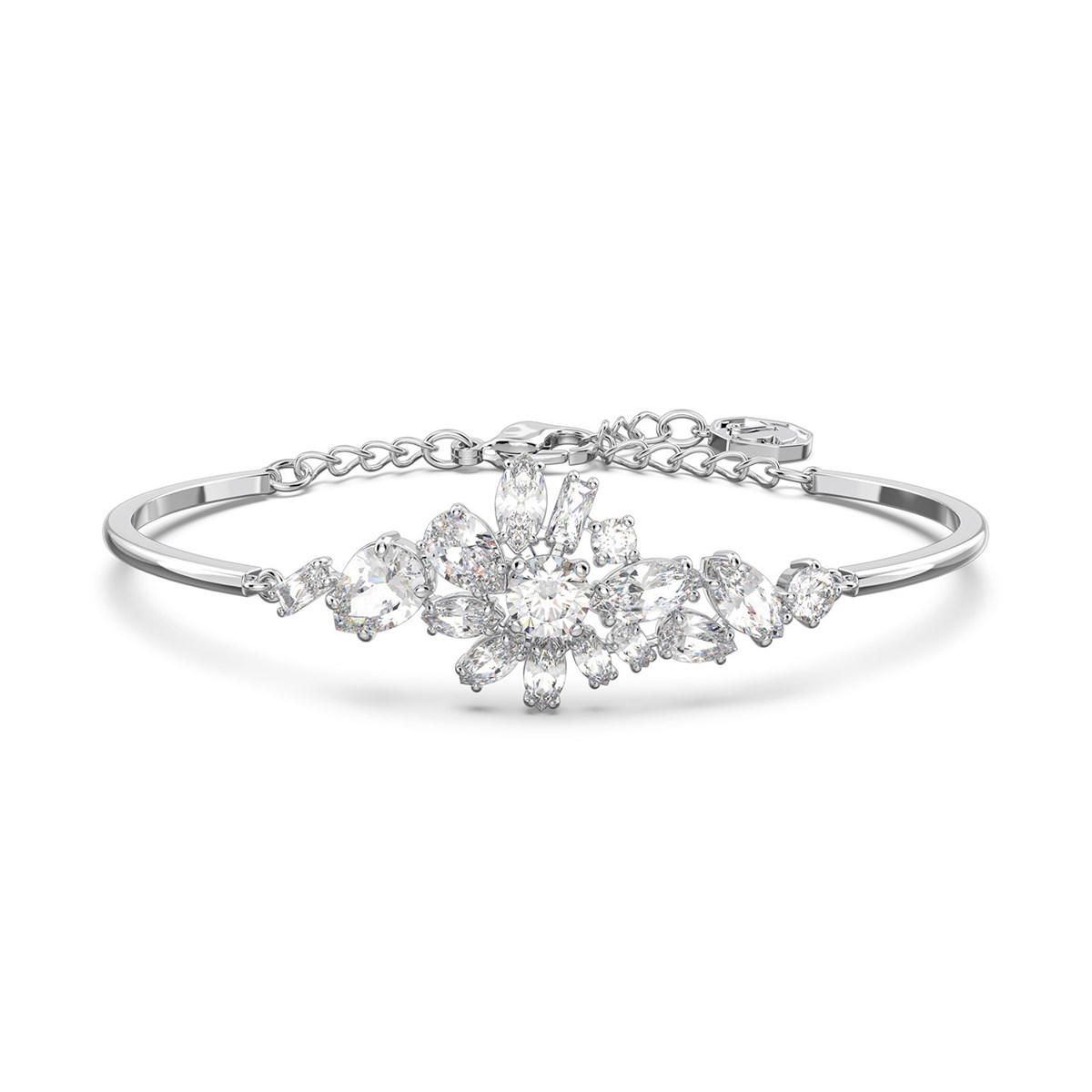 Bracelet jonc Swarovski Gema fleur