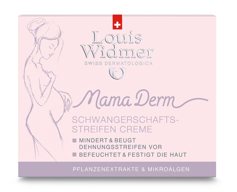 LOUIS WIDMER MamaDerm Schwangerschaftsstreifen Creme<br>250 ml, Creme, parfumiert