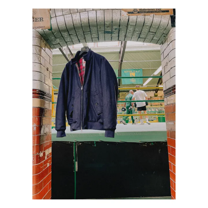 Baracuta Veste G9 Harrington | Bleu marine