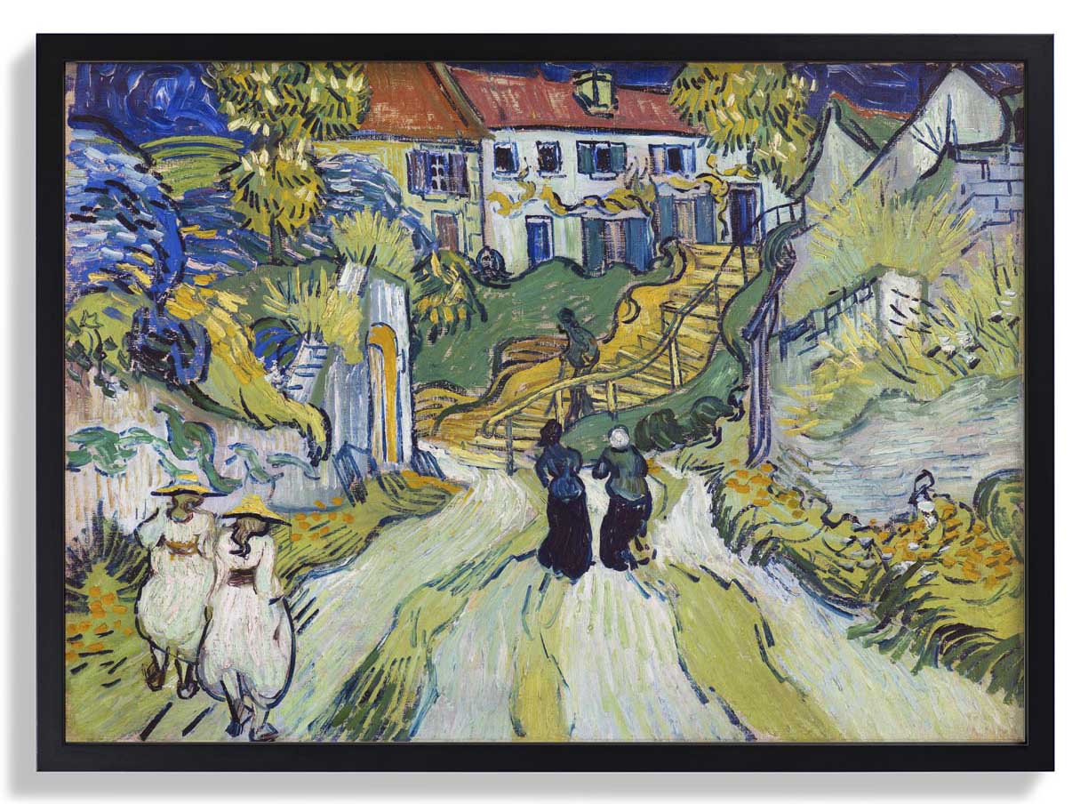 Die Treppe in Auvers von Van Gogh