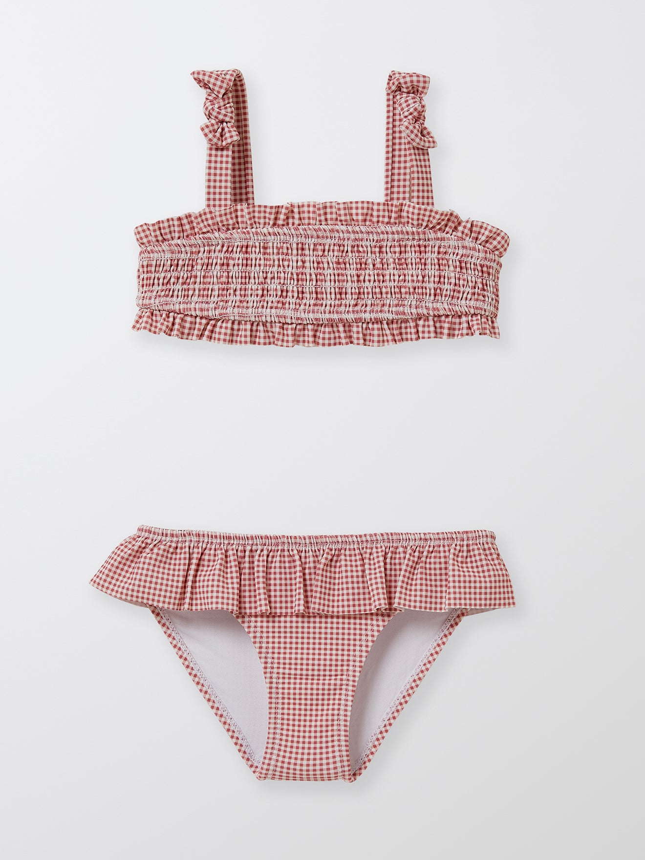 Maillot de bain vichy Fille 2 pièces