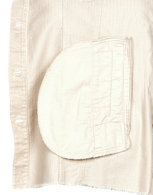 Only - ONLBITTEN CORD SHACKET PNT NOOS - Beige