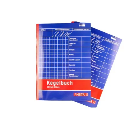 Rheita Kegelbücher Kegelbuch DIN A5, 3 Stück
