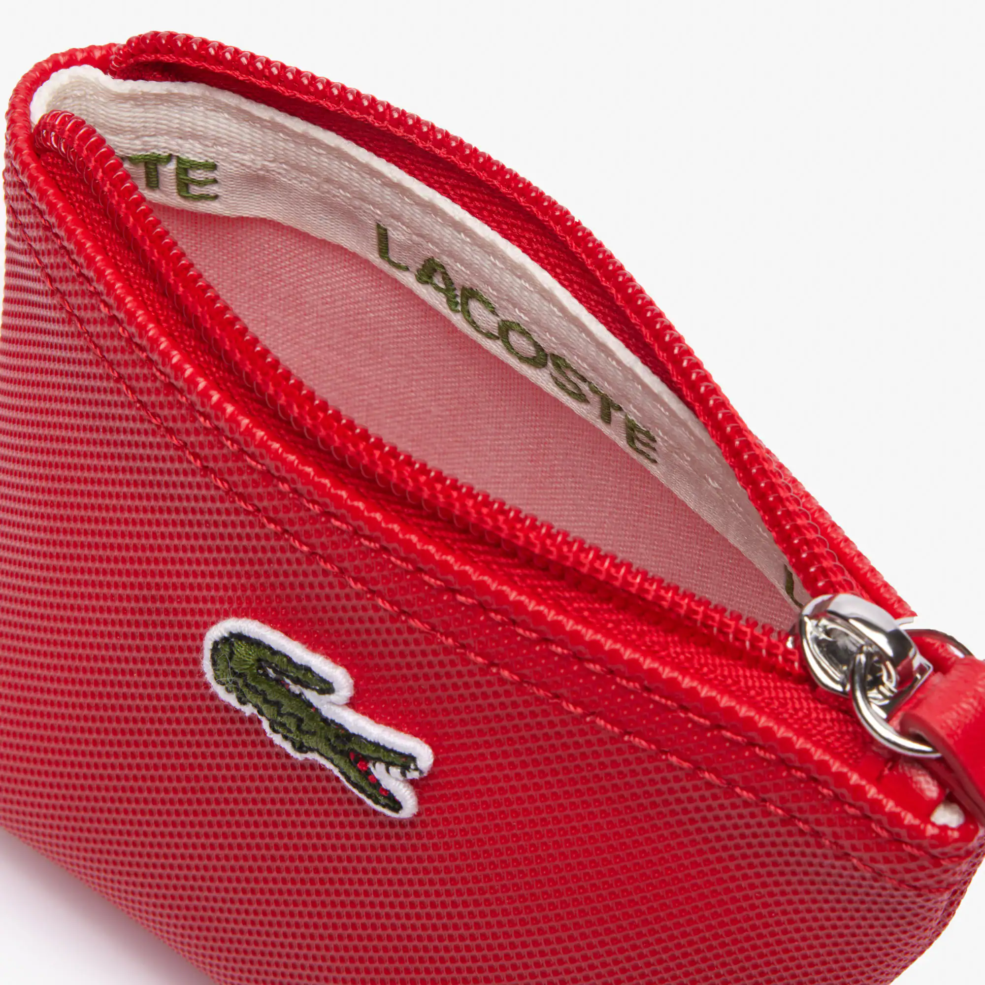LACOSTE L.12.12 Piqué Portemonnaie Geldbörsen & Kleinlederwaren - Rot - Lacoste - Damen