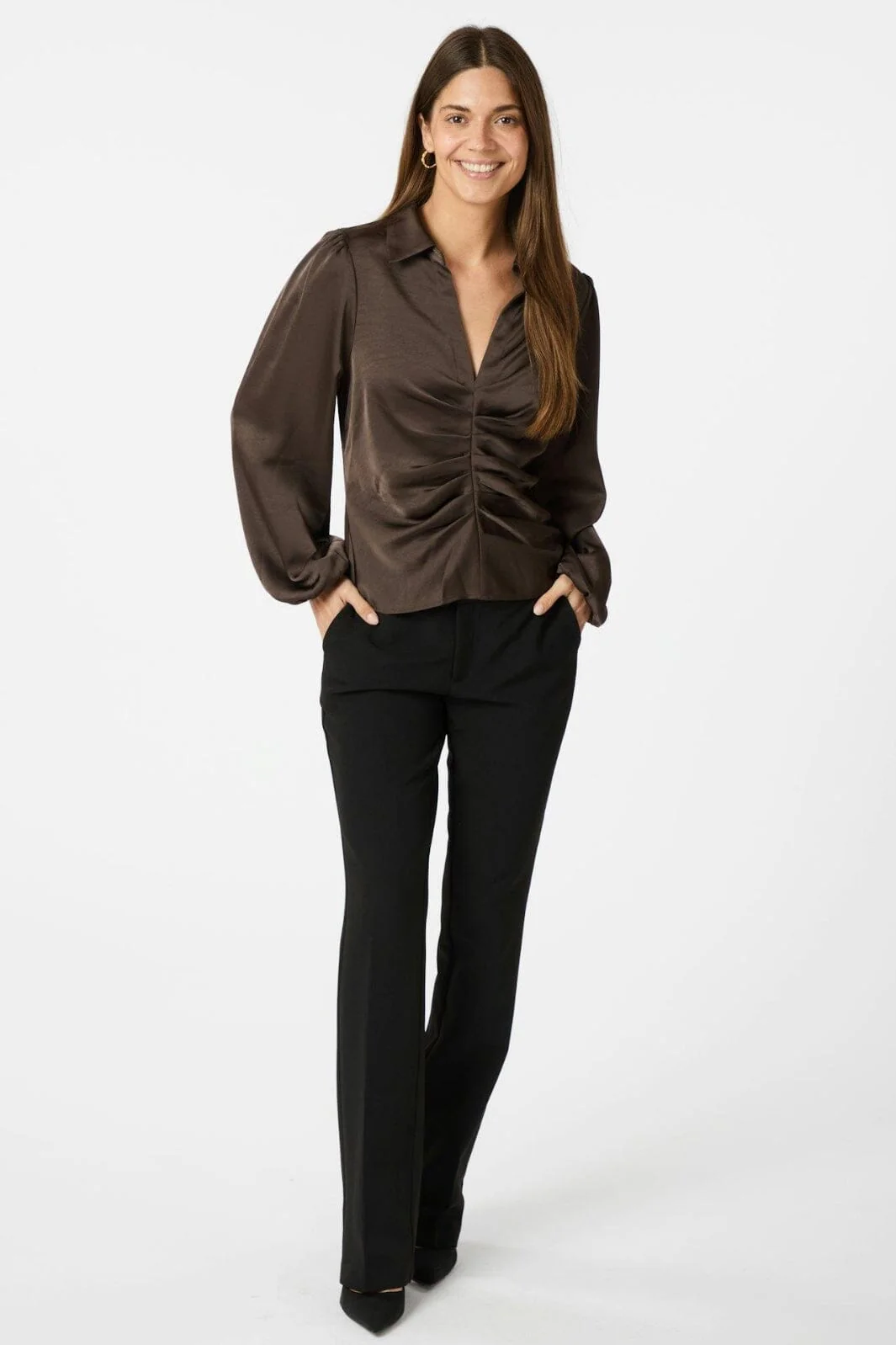 Neo Noir Mille Heavy Sateen Blouse 159952