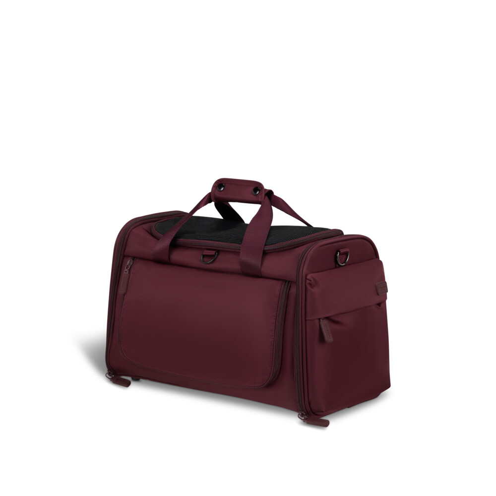 Lipault City Plume Pet Carrier Bordeaux - Hondendraagtas