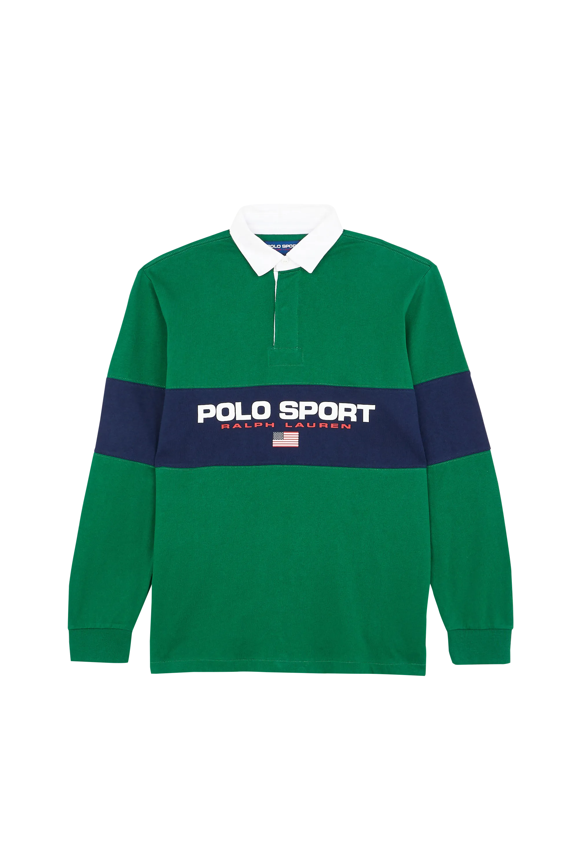 POLO RALPH LAUREN Polo 10/1 JERSEY-LSL-RUG Vert