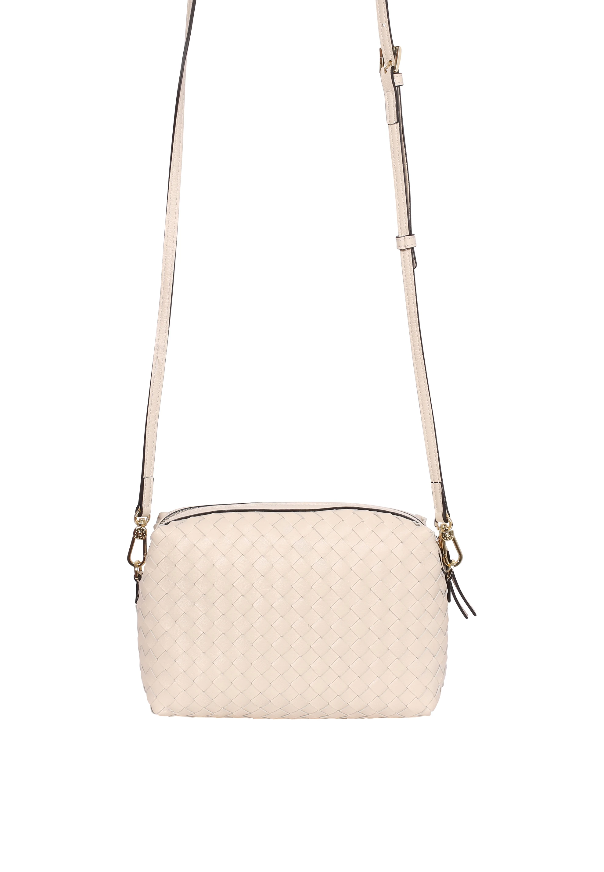 Cross body bag KAIA Leather Piuma weaving Standard