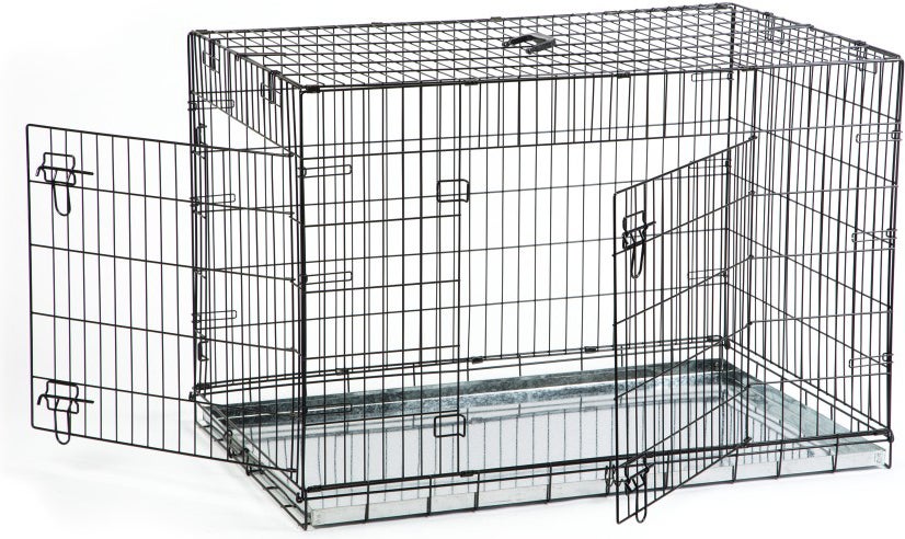 Beeztees hondenbench zwart 109 x 69 x 75 cm