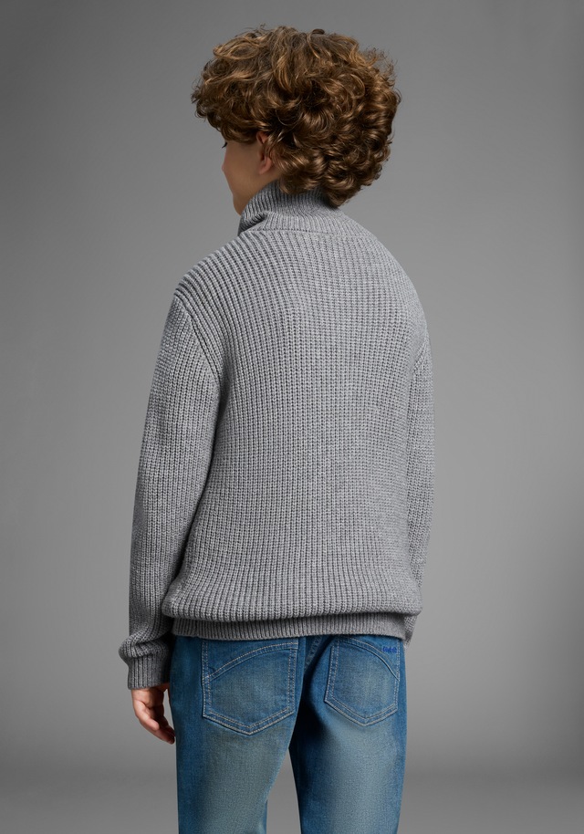 KangaROOS Strickpullover »Troyer, Pullover mit Zipper«, Troyer, warmer Pullover