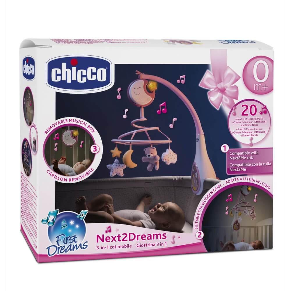 Chicco Next2Dreams-Mobile, Rosa