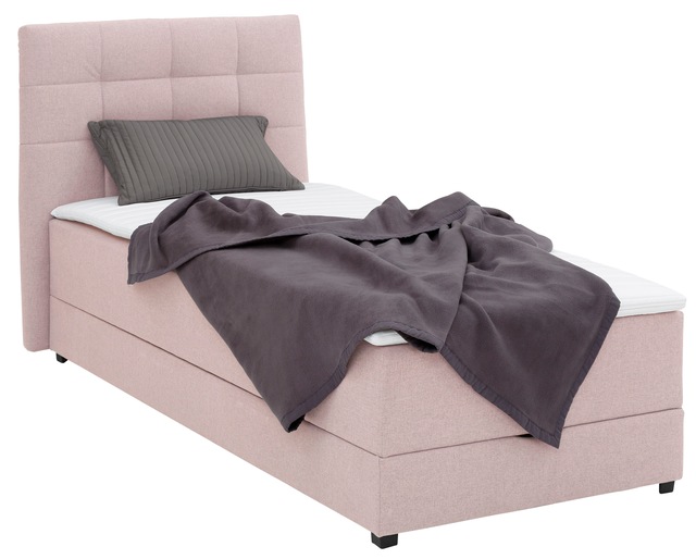 Lüttenhütt Boxbett »Mieke« incl. Bettkasten und Topper, Bezug imprägniert, 2 Breiten