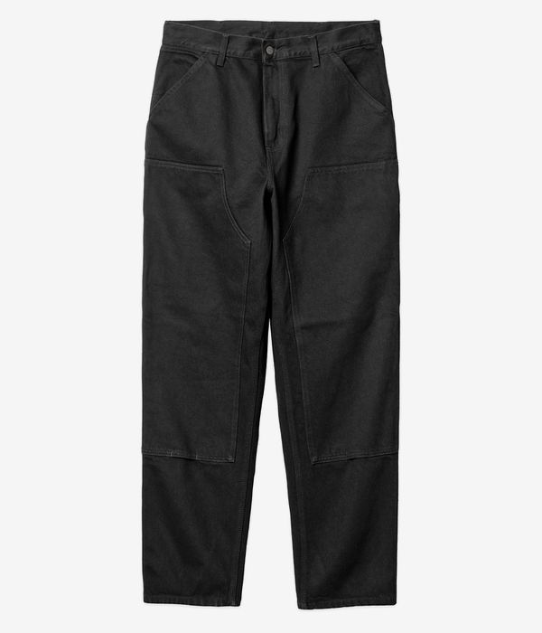 Carhartt WIP Double Knee Hose (black stone washed)