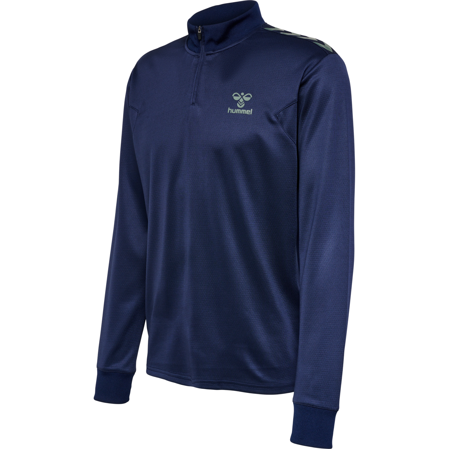 hmlSTALTIC POLY HALF ZIP L/S