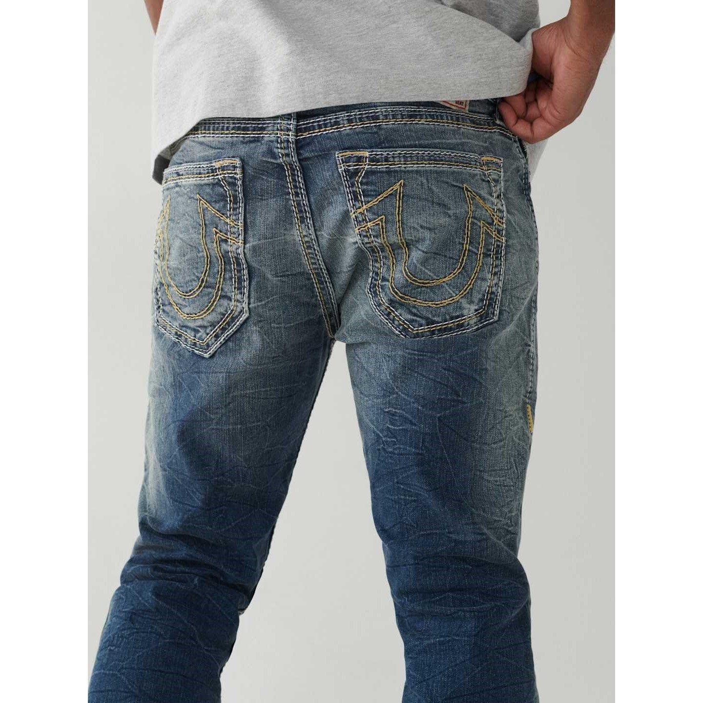 True Religion Rocco Super QT Stitch Skinny Jeans Mens