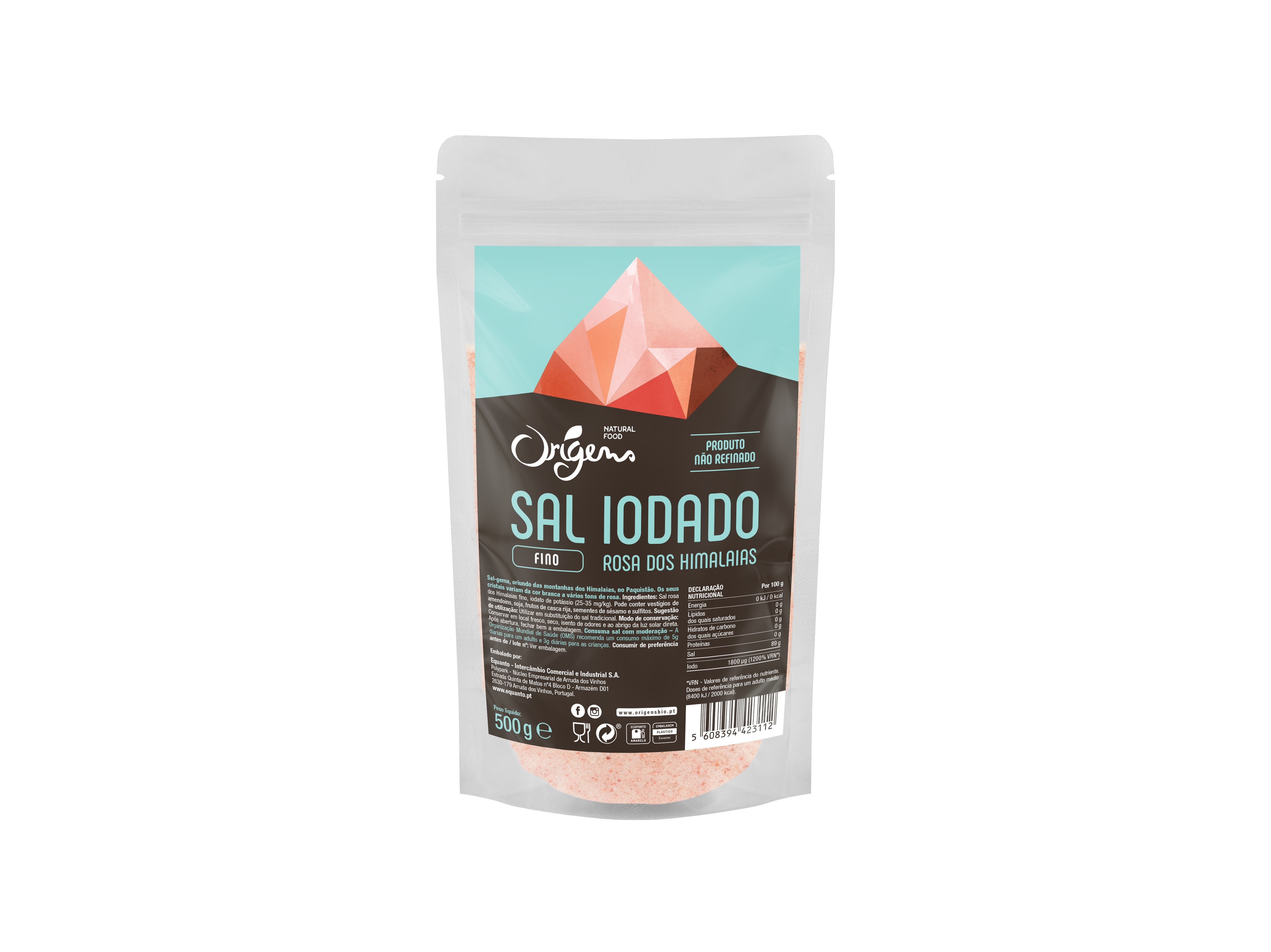 SAL DOS HIMALAIAS ORIGENS IODADO FINO 500G