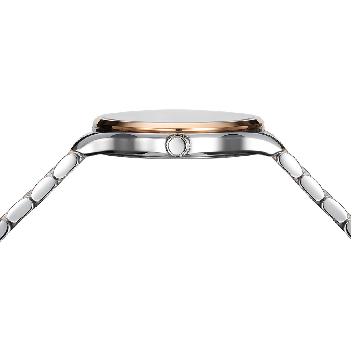 Balmain femme bracelet acier bicolore rose