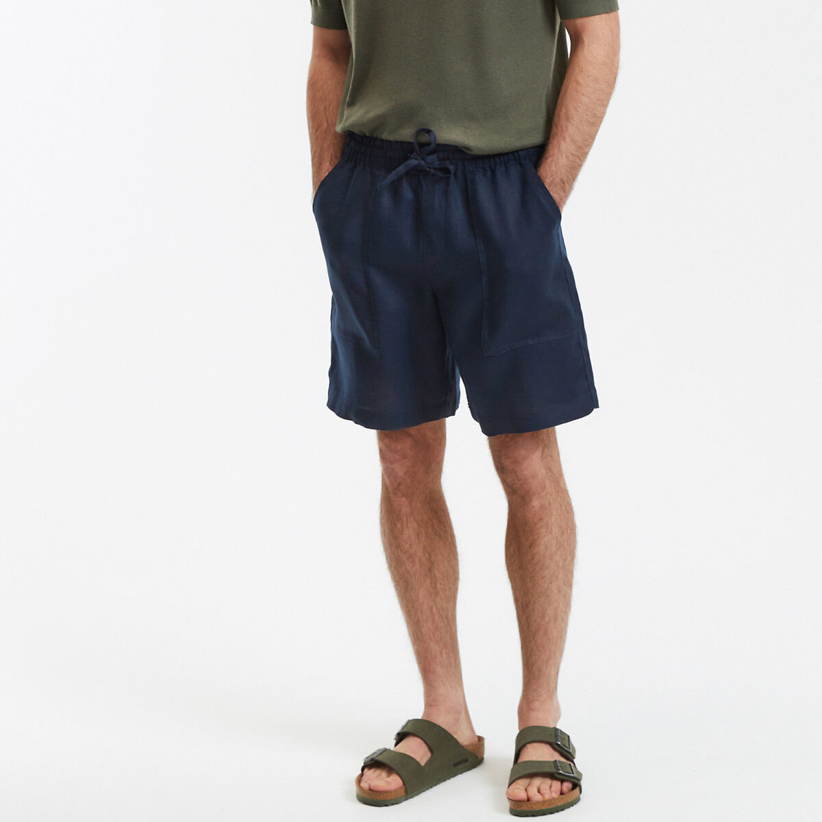 COLEÇÕES LA REDOUTE<br>Bermudas de linho