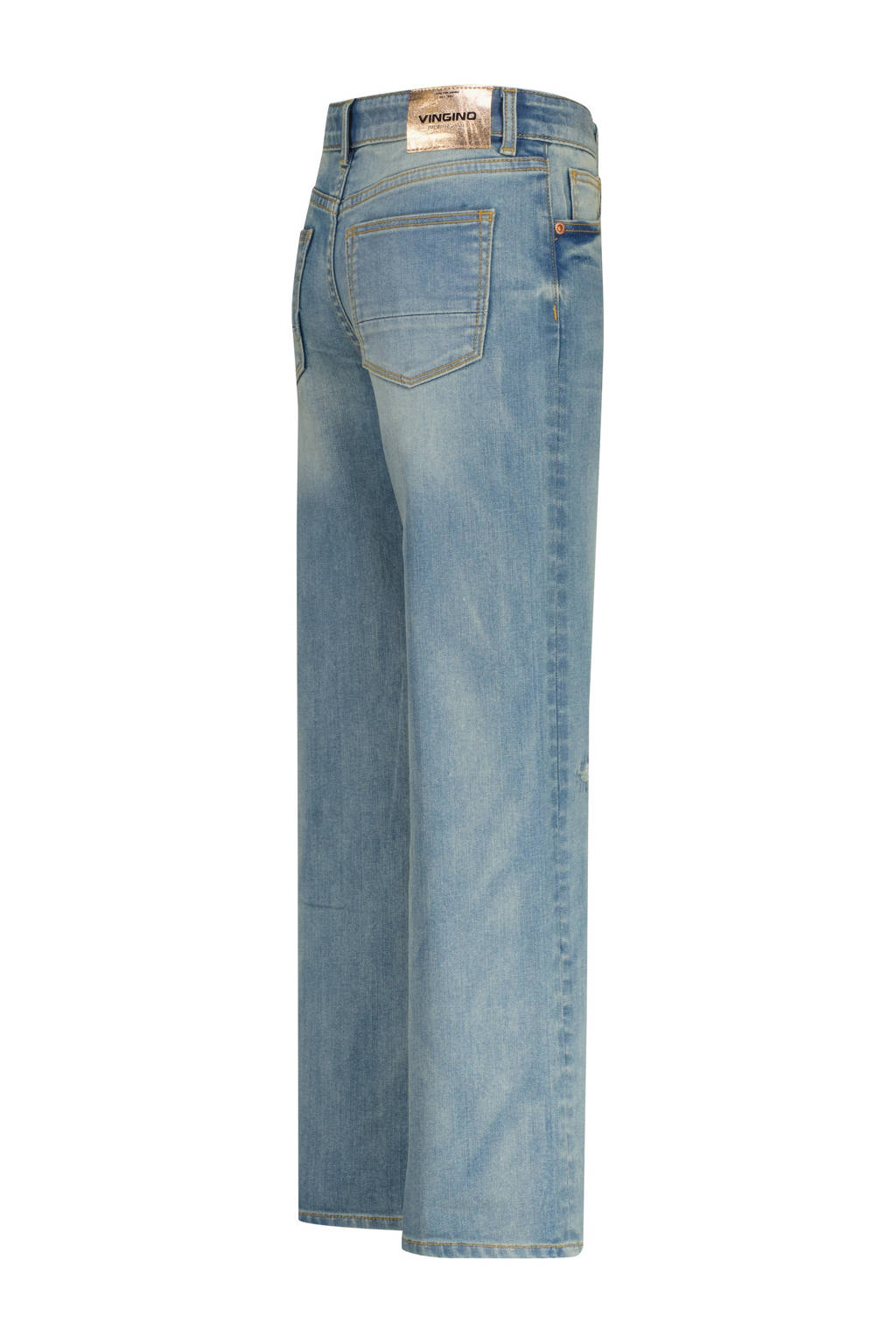 Vingino wide leg jeans Coco tinted mid blue