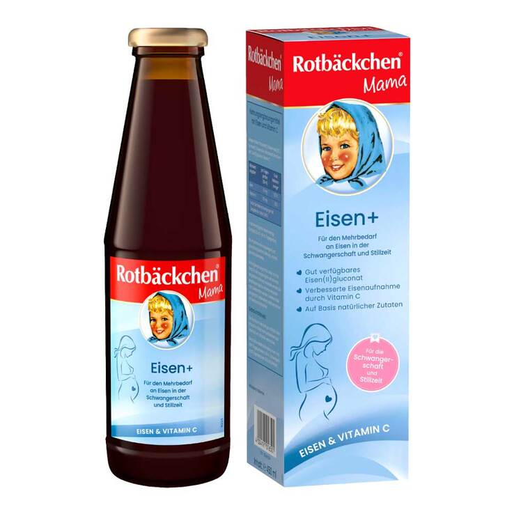 Rotbäckchen Mama Eisen + Saft, 450 ml