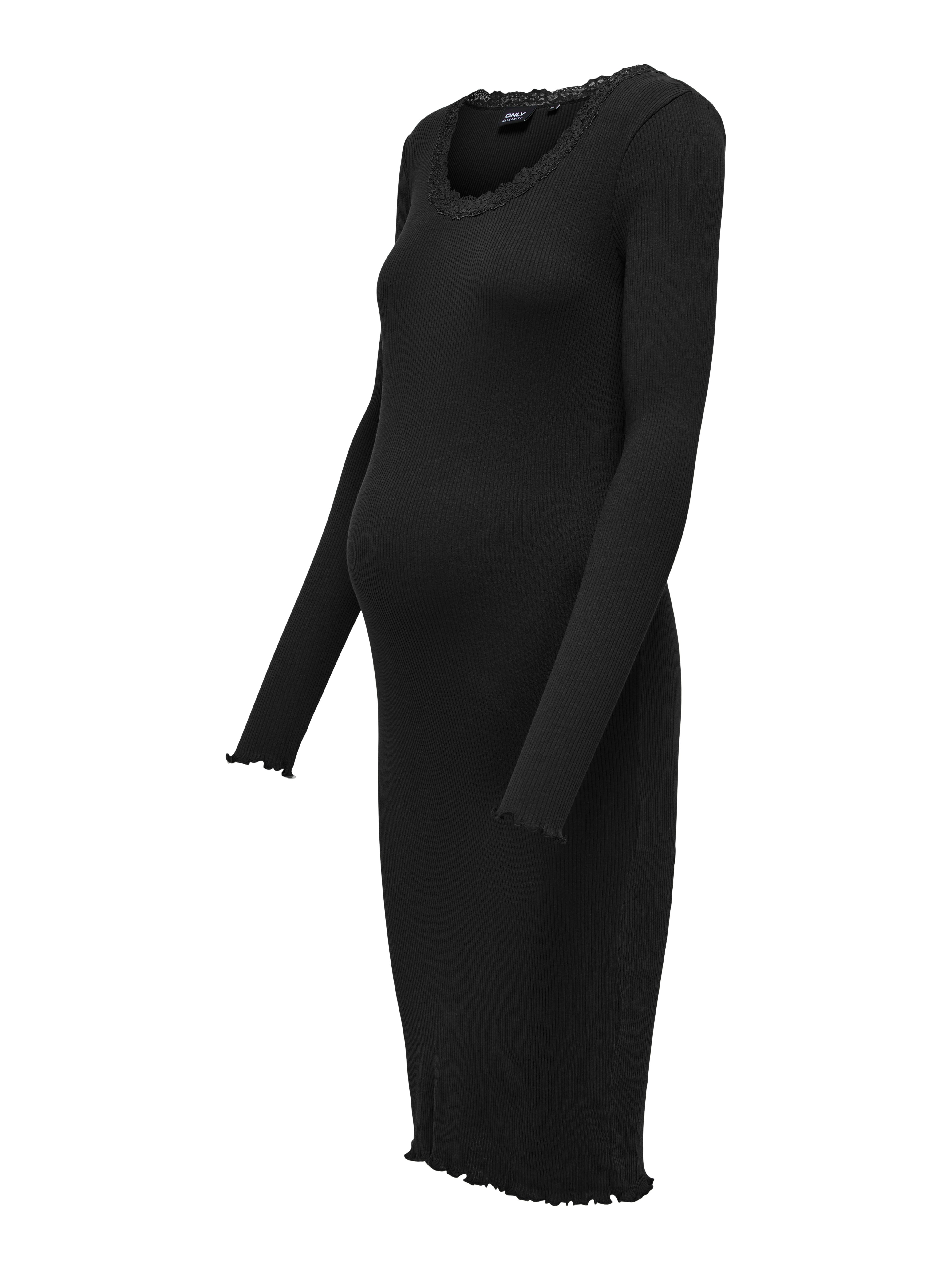 OLMXENA Midikleid Black