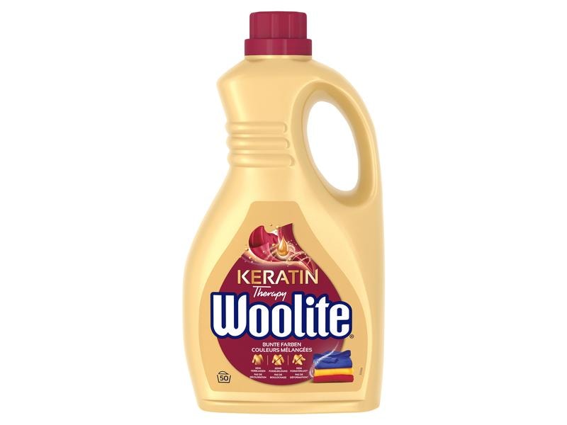 Woolite Flüssigwaschmittel Color 3 l Pflegendes Feinwaschmittel für bunte Wäsche