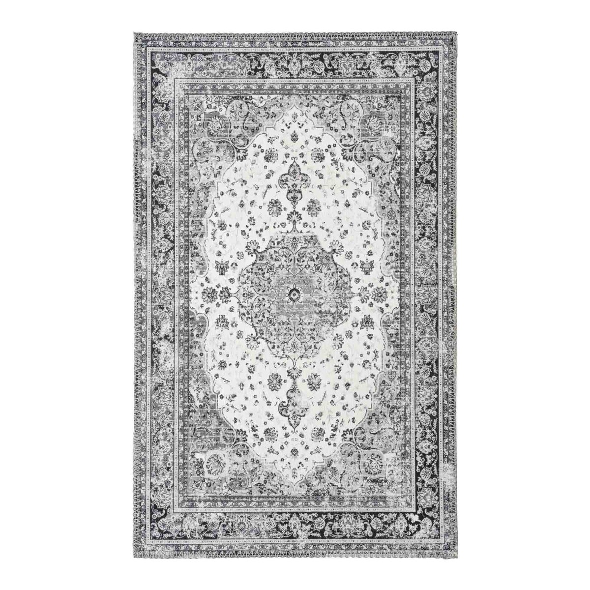 Hawaiiaanse deurmat, zwart-wit. 80 x 50 x 1 cm