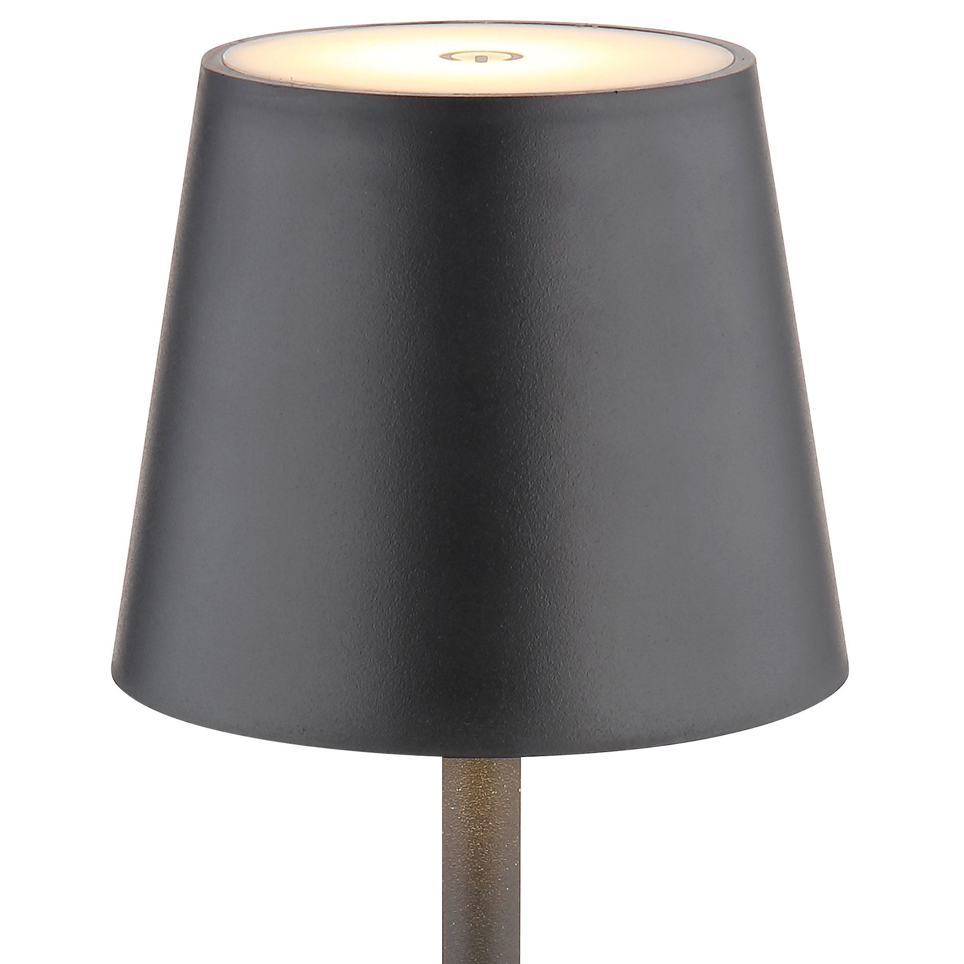 LED-Tischleuchte - schwarz matt - Touchbedienung