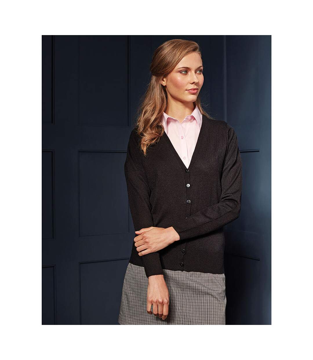Premier - Cardigan ESSENTIAL - Femme (Noir) - UTRW6595