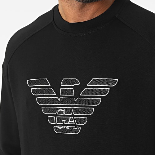 Sweat Crewneck Large 6L1ML8 Noir