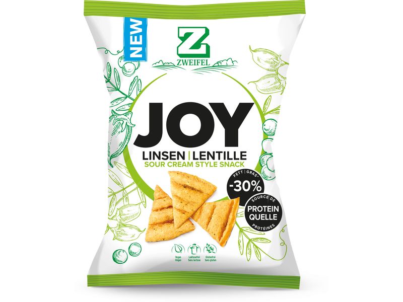 Zweifel Joy Lentil Sour Cream Style 80 g Cremiger Genuss trifft knusprige Linsen