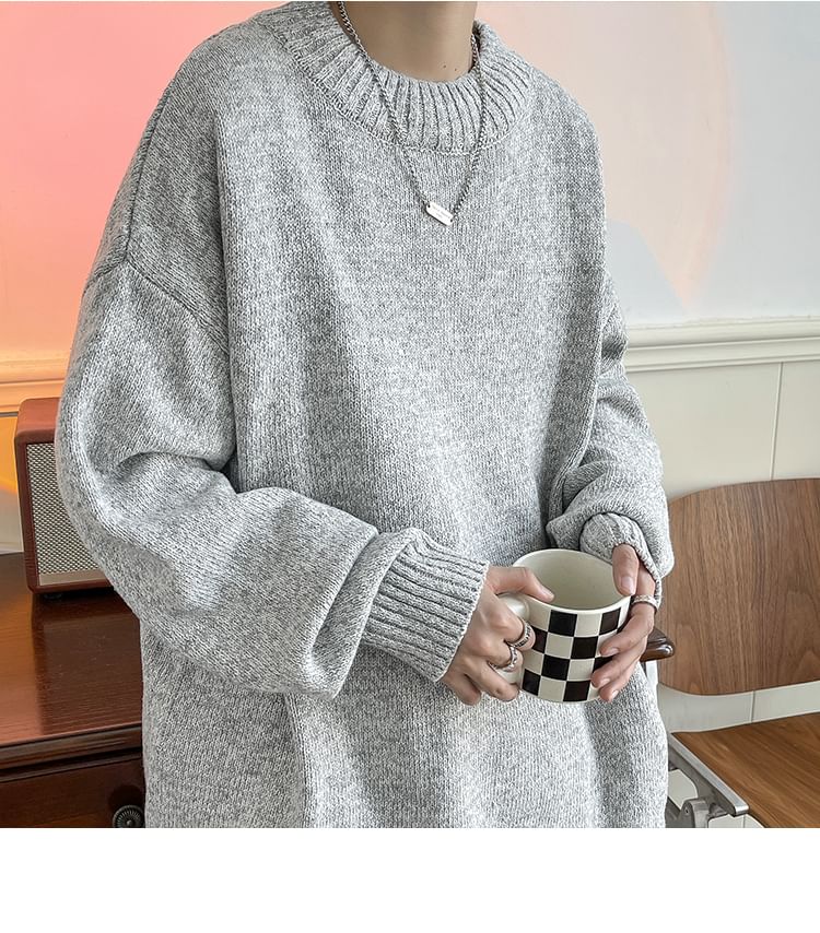 Priam - Mock Neck Effen Oversized Trui