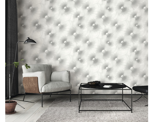 Vliesbehang 10191-31 Elle Decoration 2 Grafische Cirkels Grijs
