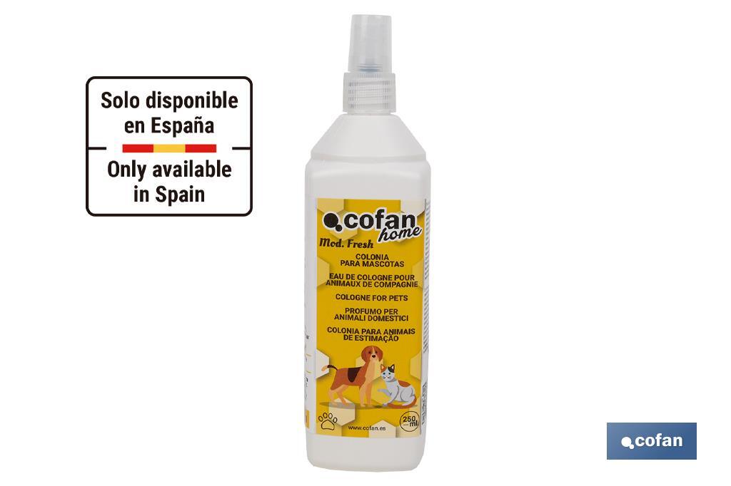 Colônia para animais de estimação | Efeito repelente | 250 ml
