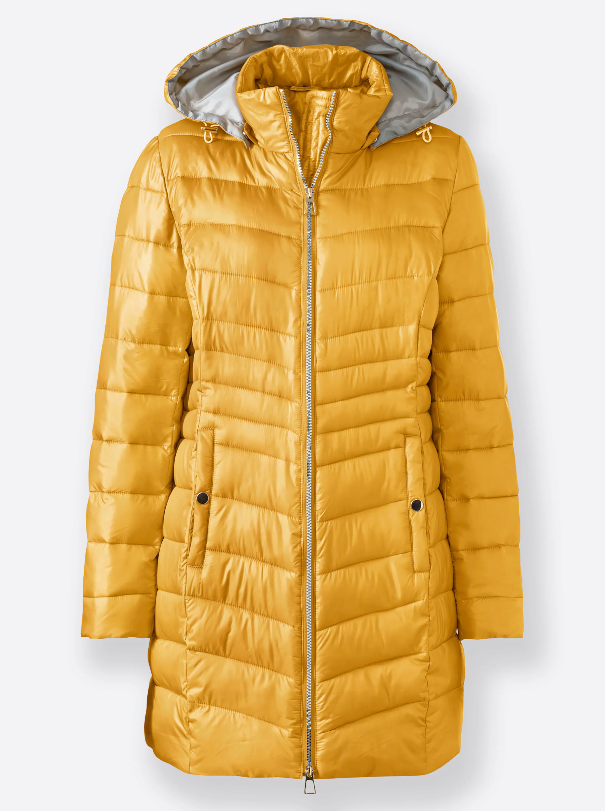 Steppjacke in ocker