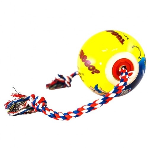 Brinquedo de corda para cachorro em cores vibrantes