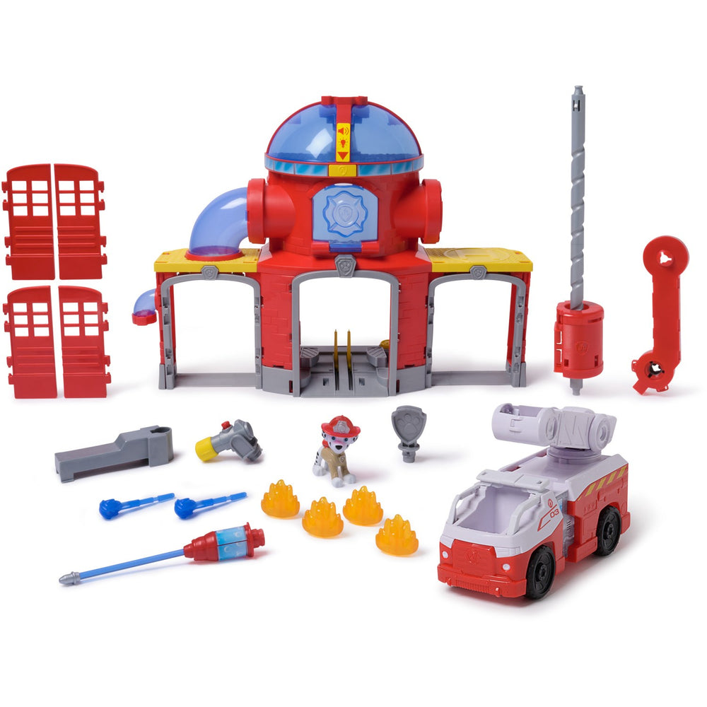 Køb Paw Patrol Brandredning Brandstation Sæt