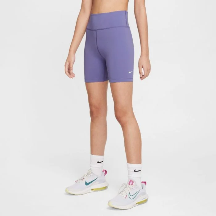 Nike Junior Korte tights One Dri-FIT Biker Shorts Lilla