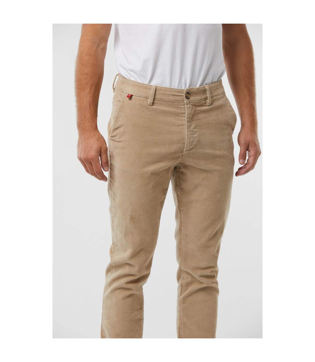 Pantalon manches 34 coton chino GARVIN