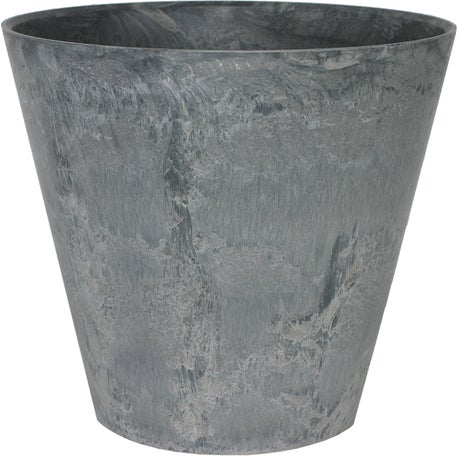 Artstone bloempot Claire D17 H15 cm grijs