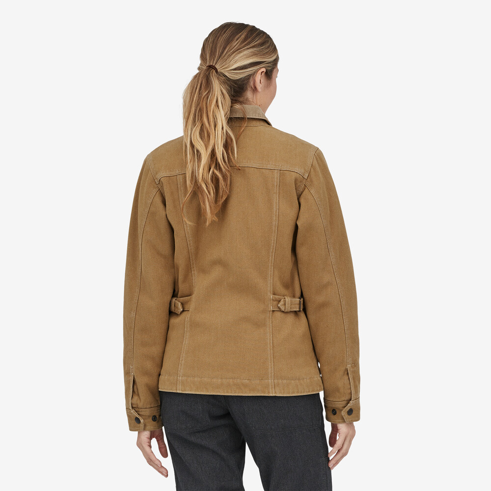 Iron Forge Damen-Scheunenmantel aus Hanf-Canvas