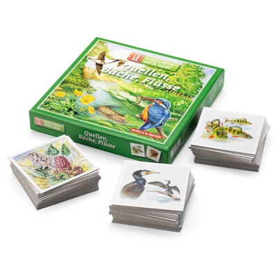 Gedächtnisspiel Natur, Quellen, Bäche, Flüsse