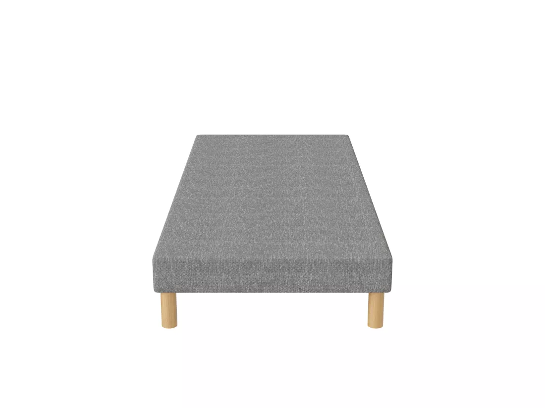 Sommier tapissier gris 80x200 + jeu de pied offert