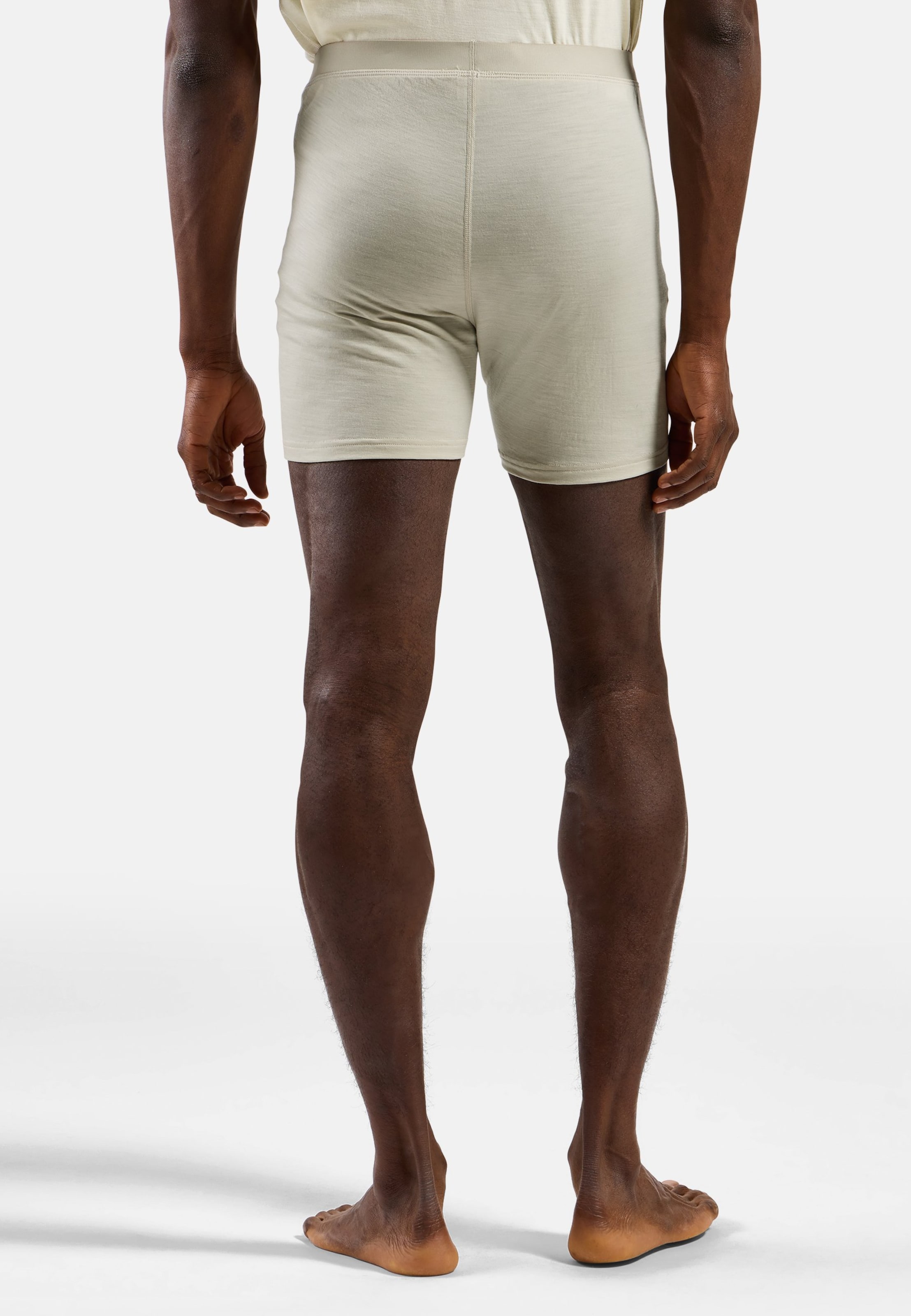 Natural Merino 160 Boxer in agate gray