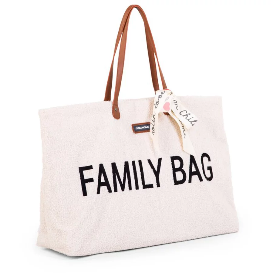 CHILDHOME Family Bag Teddy altweiß