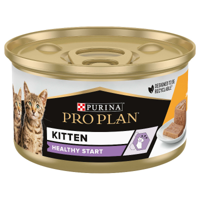ProPlan Katzenfutter Kitten Healthy Start Huhn Mousse85g