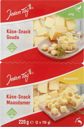 Jeden Tag Käse-Snack Gouda/Maasdamer