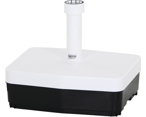 Siena Garden witte 45 kg vierkante parasolvoet