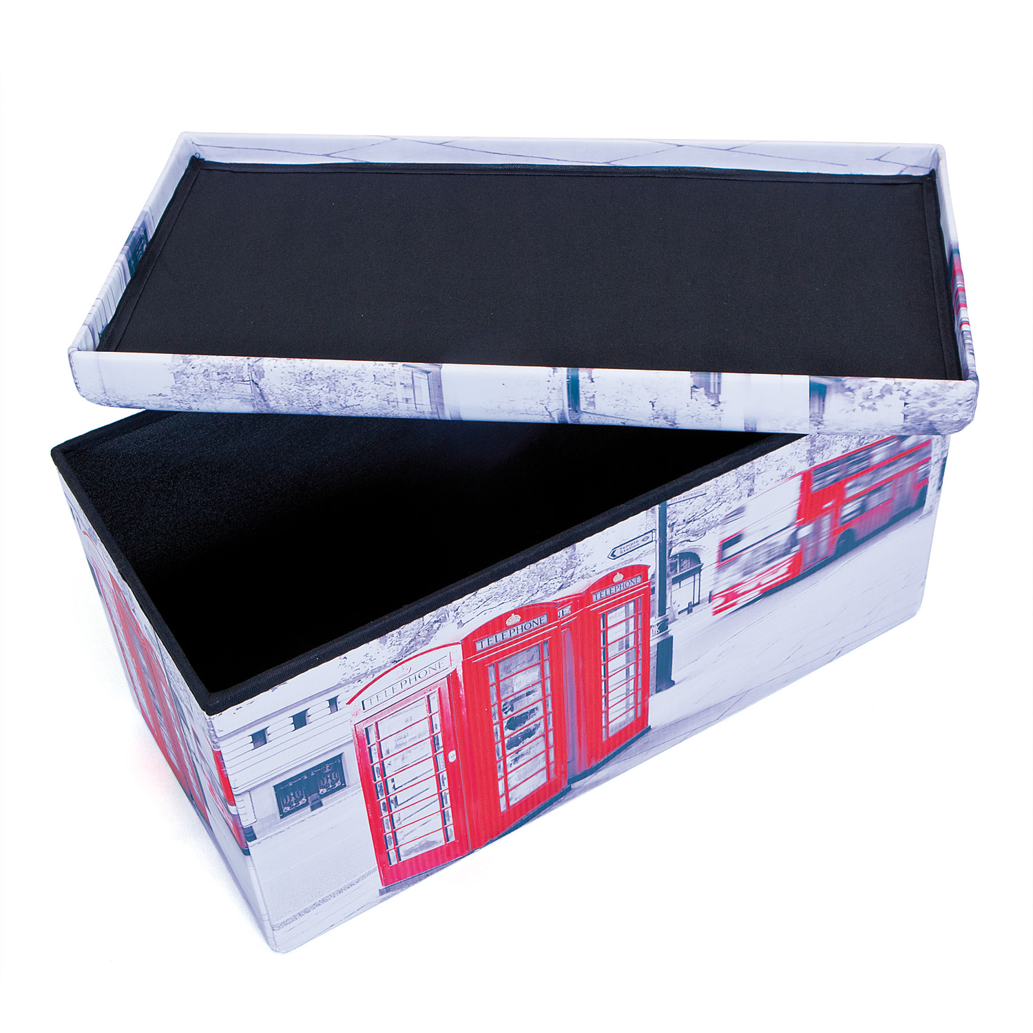 Faltbox SETTO - weiß - Sitzpolster - 76 cm breit